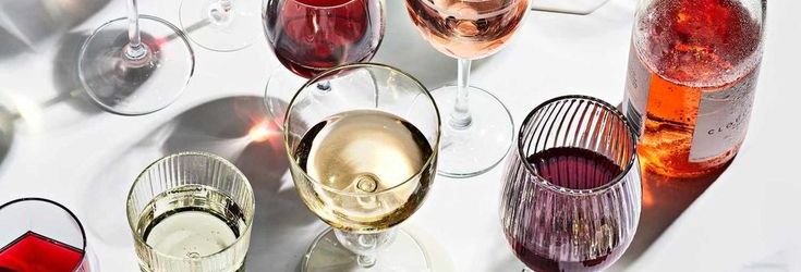 rôzne druhy vína
